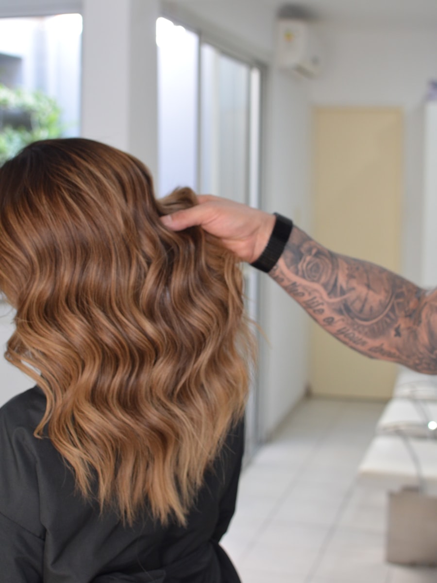 Mel iluminado com finalização em ondas